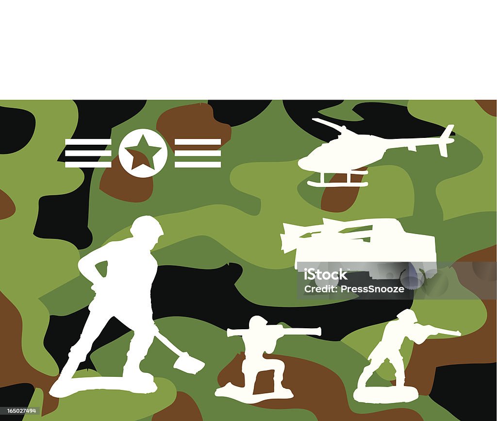 Ejército de plástico - arte vectorial de Ejército de Tierra libre de derechos