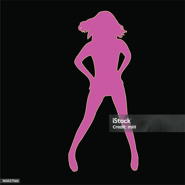 Диско 03 — стоковая векторная графика и другие изображения на тему Танцовщица шоу - Танцовщица шоу, Силуэт, Ночной клуб