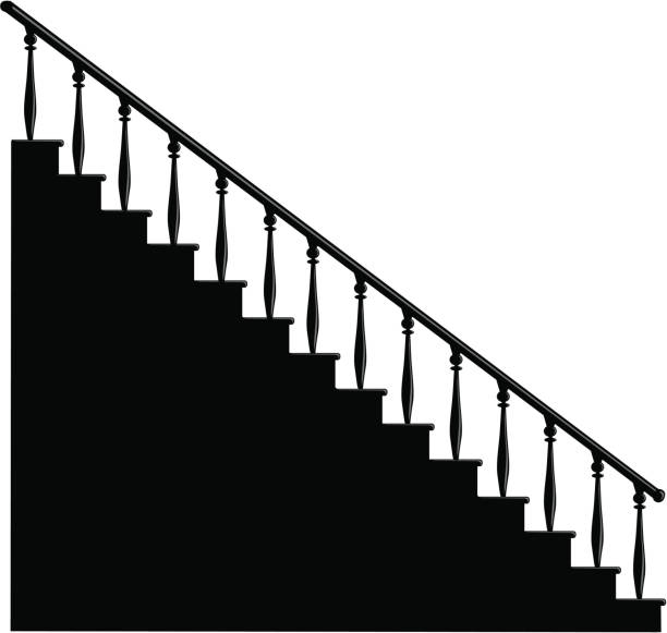 Stair Railing Icon Stair Rail Clipart