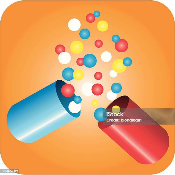캡슐 폭발 약에 대한 스톡 벡터 아트 및 기타 이미지 - 약, 알약, 처방 의약품