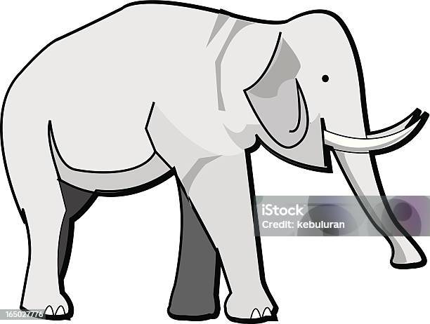 Elefante - Arte vetorial de stock e mais imagens de Andar - Andar, Elefante, Animal