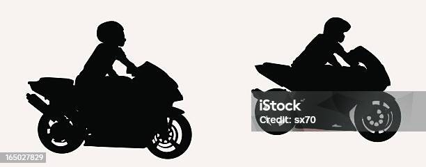 Motocicletta Gang Vettore - Immagini vettoriali stock e altre immagini di Motocicletta - Motocicletta, Gara sportiva, Abbigliamento