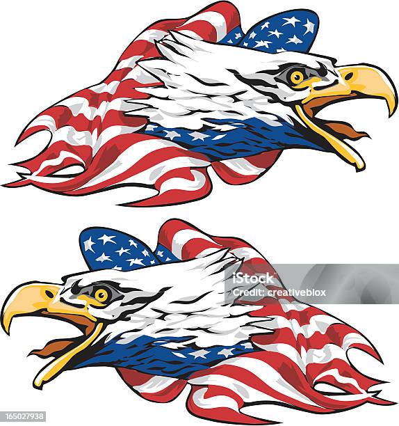 Umożliwia Obrót Jpg Wektor - Stockowe grafiki wektorowe i więcej obrazów Orzeł - Orzeł, Flaga, Amerykańska flaga
