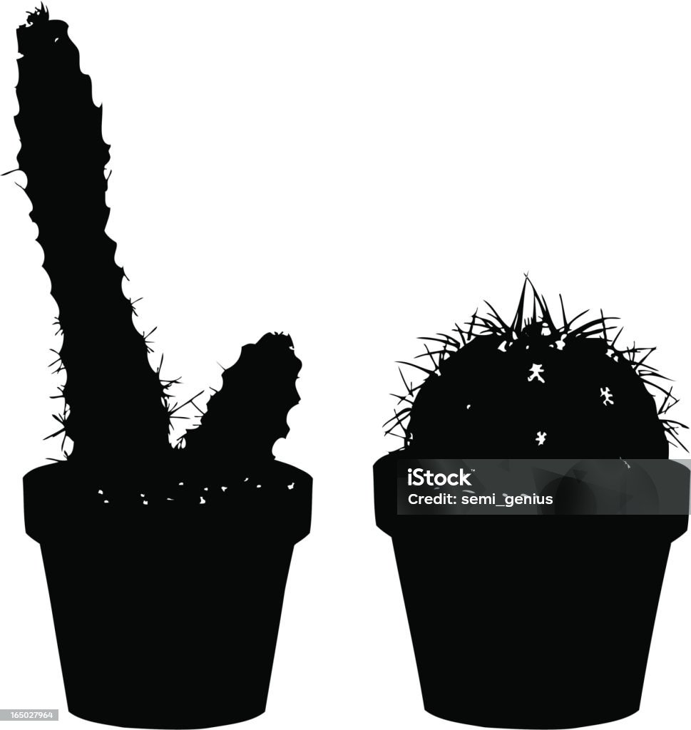 Cactus - arte vectorial de Agua libre de derechos