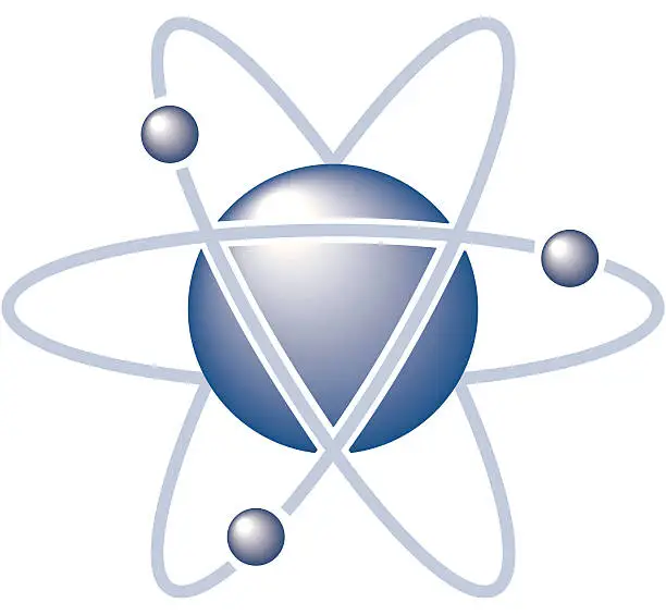 Vector illustration of Atom