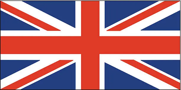 Vector illustration of British Flag vector