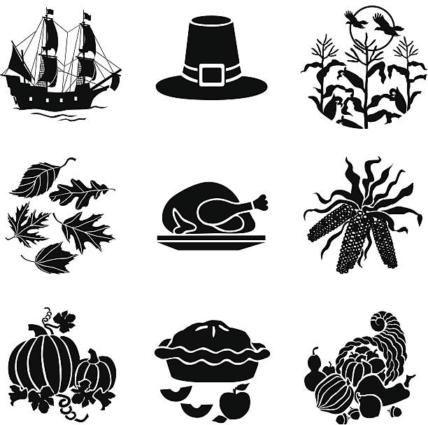 Thanksgiving icons http://www.istockphoto.com/file_thumbview_approve.php?size=1&id=1003347 thanksgiving holiday icons stock illustrations
