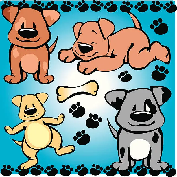 Vector illustration of *Puppy Fun!*