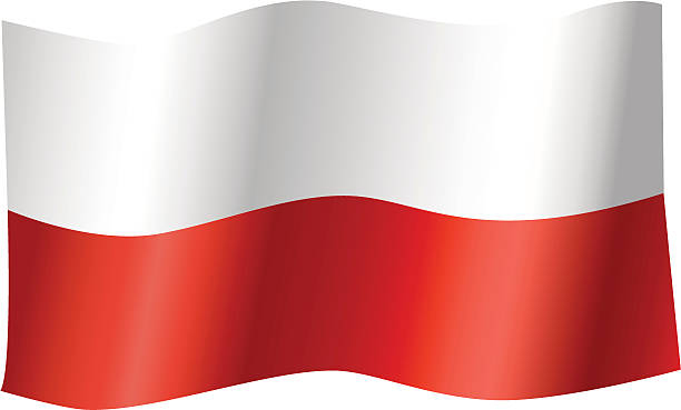 Flag of Poland (Vector) vector art illustration