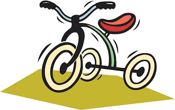 Vector illustration of Tricycle