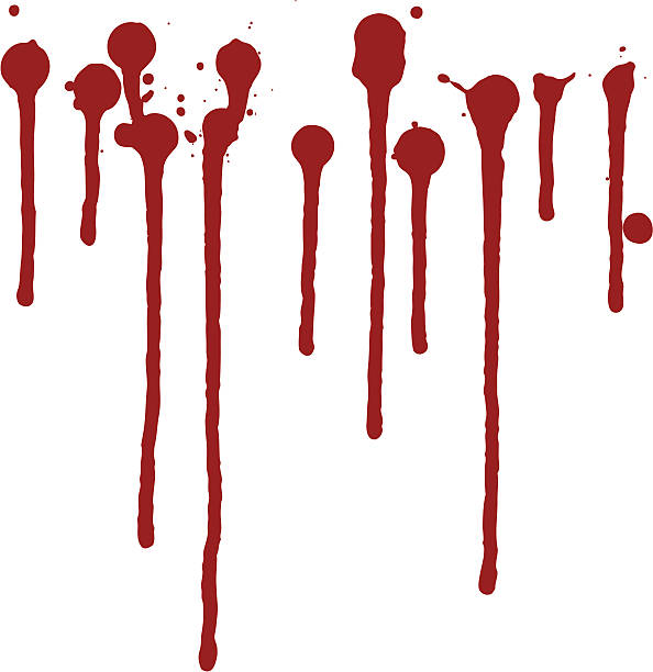 капель краски 1 - blood stock illustrations