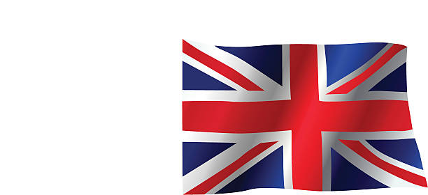 Flag of the United Kingdom Union Jack vector art illustration