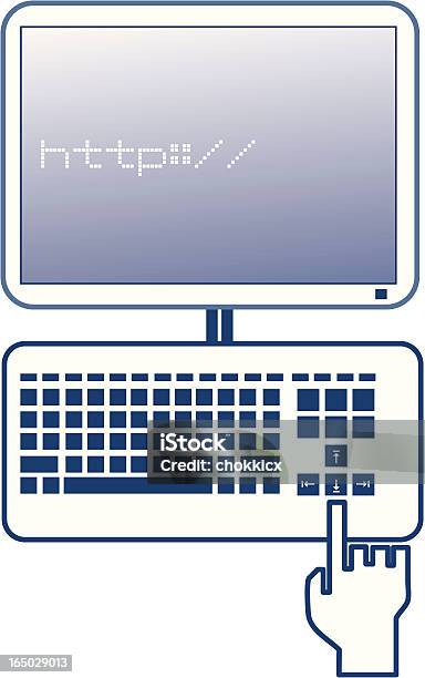 Pisanie Na Komputerze - Stockowe grafiki wektorowe i więcej obrazów Dane - Dane, Grafika wektorowa, Ilustracja