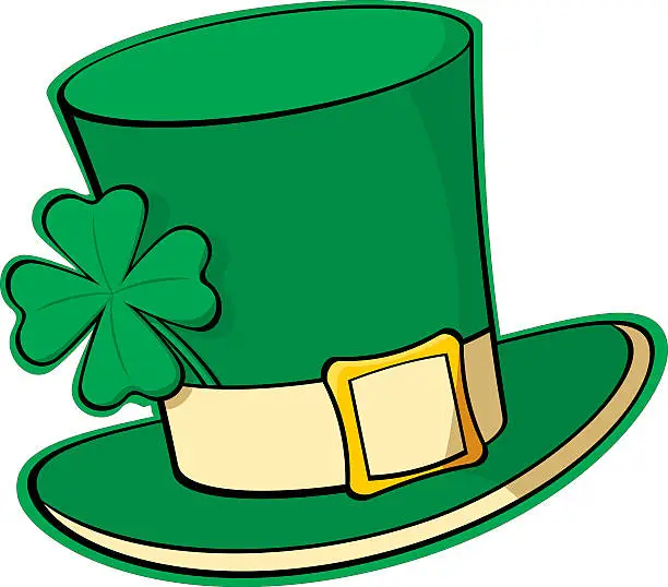 Vector illustration of Leprechaun Hat