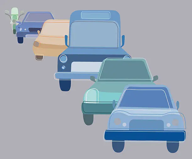 Vector illustration of Traffic