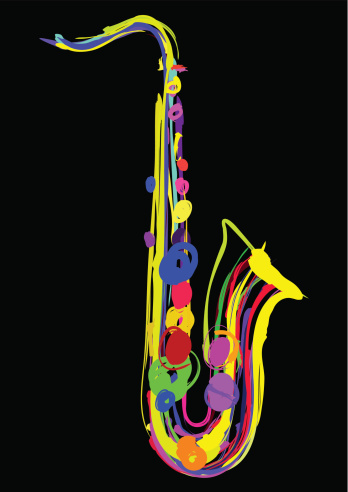 saxophone illustration