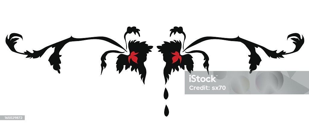 Gothic Fairytale Accent ( Vector ) Accent. Ancient stock vector