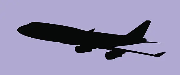 Vector illustration of Airplane (Vector)