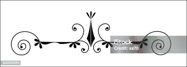 Curly Accent Border Stock Illustration - Download Image Now - Art Deco, Crown - Headwear, Judaism