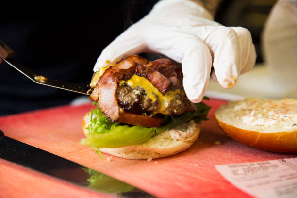 istock Preparing delicious burgers. 1650301443