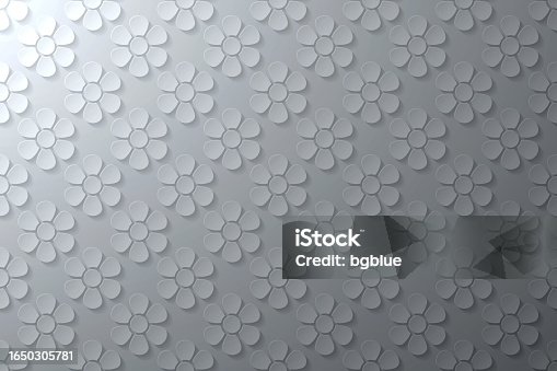 istock Abstract gray background - Flower pattern 1650305781