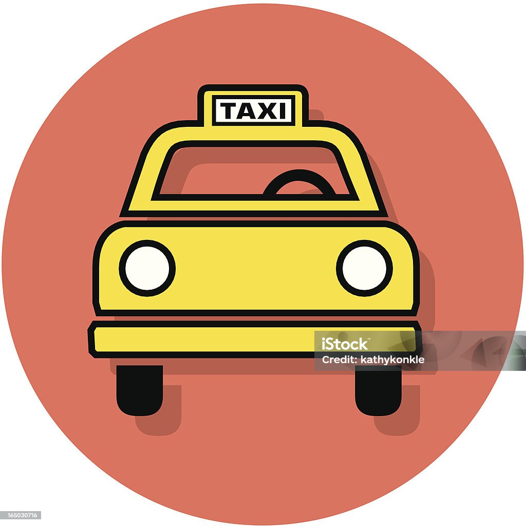 Taxi-Symbol - Lizenzfrei Auto Vektorgrafik