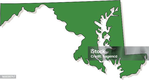 Maryland - Immagini vettoriali stock e altre immagini di Maryland - Stato - Maryland - Stato, Baltimora - Maryland, Bethesda - Maryland