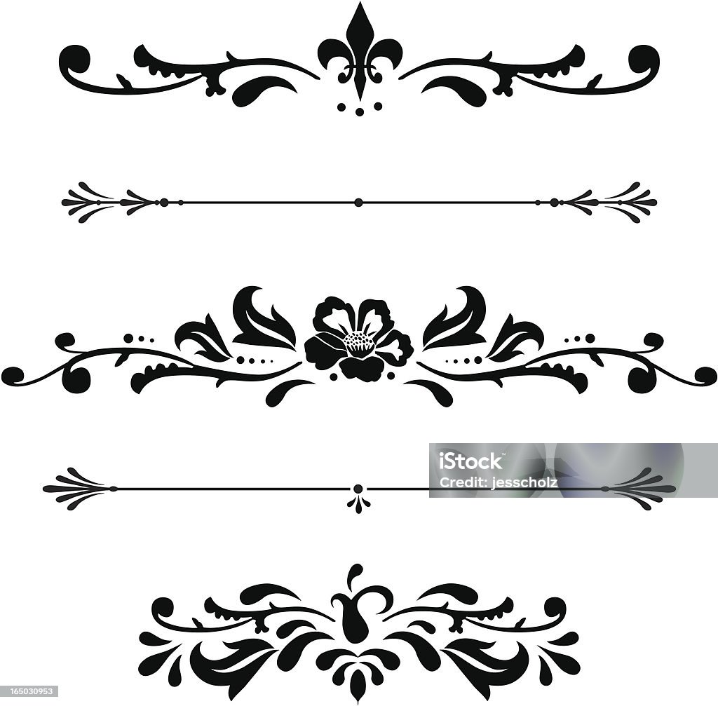 Regole ornamentali - arte vettoriale royalty-free di Arabesco - Motivo ornamentale