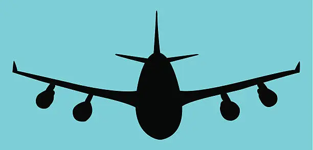Vector illustration of Airplane (Vector)