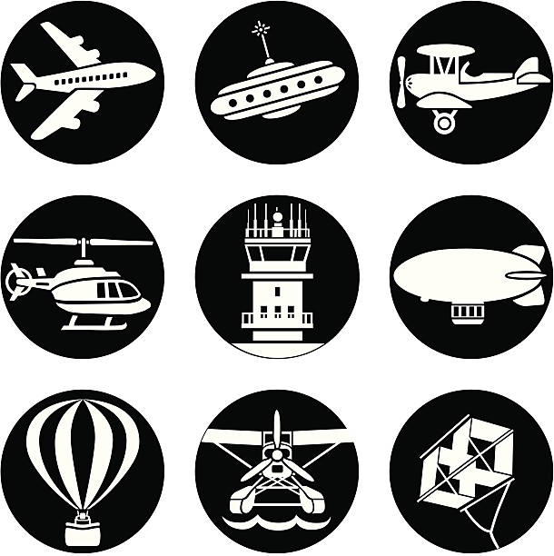 ilustrações, clipart, desenhos animados e ícones de aeroporto de ícones invertida - hindenburg