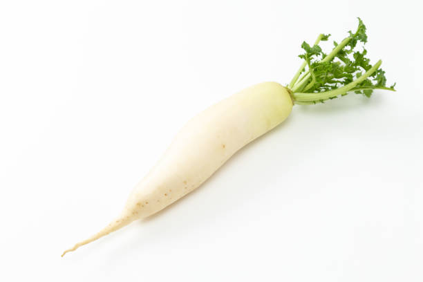 istock Japanese radish on a white background. 1650310617