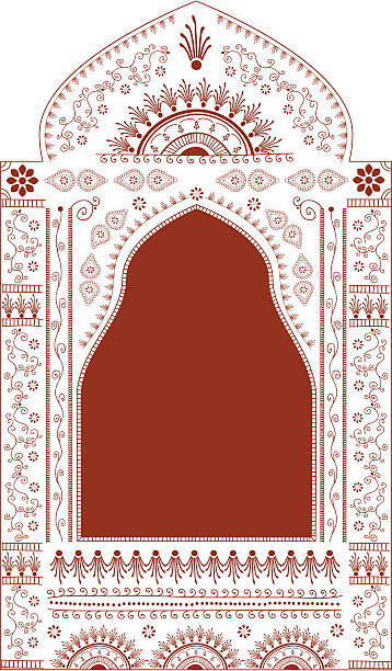 ilustrações de stock, clip art, desenhos animados e ícones de mehndi janela - palace gate