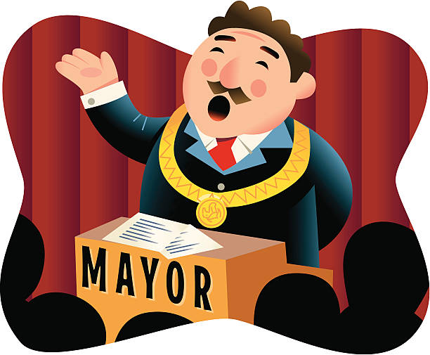 мэр - mayor stock illustrations