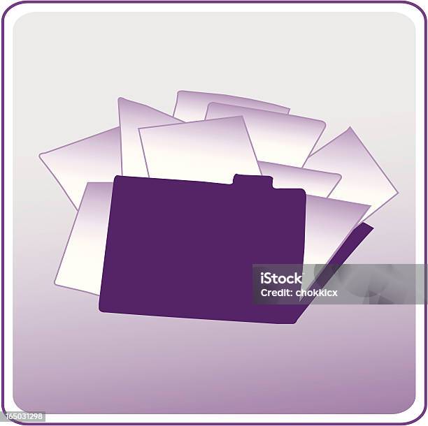 Faszerowany Pliku - Stockowe grafiki wektorowe i więcej obrazów Akta - Akta, Faszerowany, Ilustracja