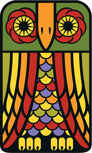 Owl Mask vector art illustration