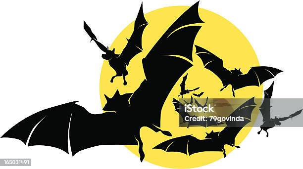 Bats にご用意しています - イラストレーションのベクターアート素材や画像を多数ご用意 - イラストレーション, コウモリ, シルエット