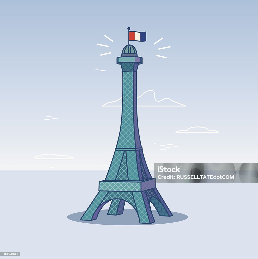 Torre Eiffel - Royalty-free Ao Ar Livre arte vetorial