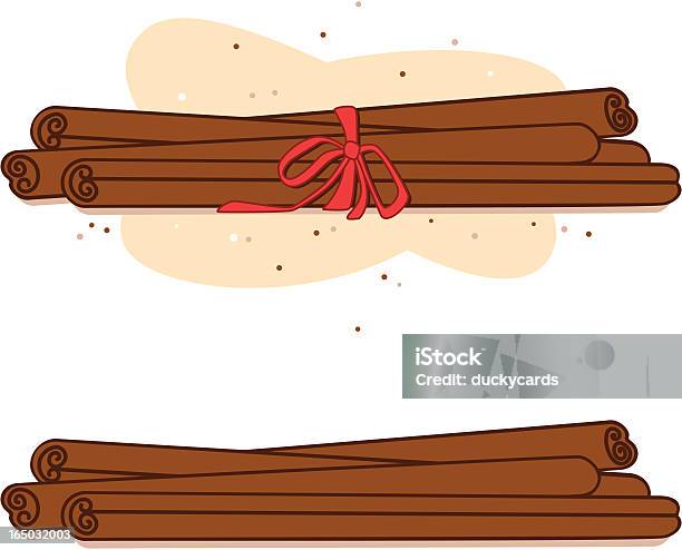 Cinnamon Sticks Vektor Stock Vektor Art und mehr Bilder von Band - Band, Bund, Freisteller – Neutraler Hintergrund