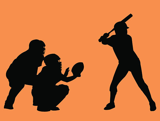ilustrações, clipart, desenhos animados e ícones de jogar bola - home base base plate baseball umpire