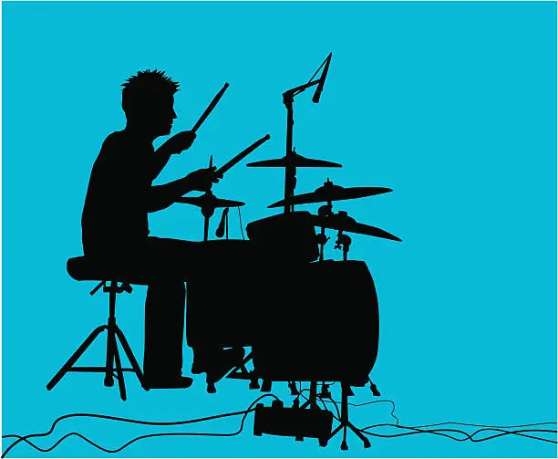 Vector illustration of Drum Sessions ( Vector )