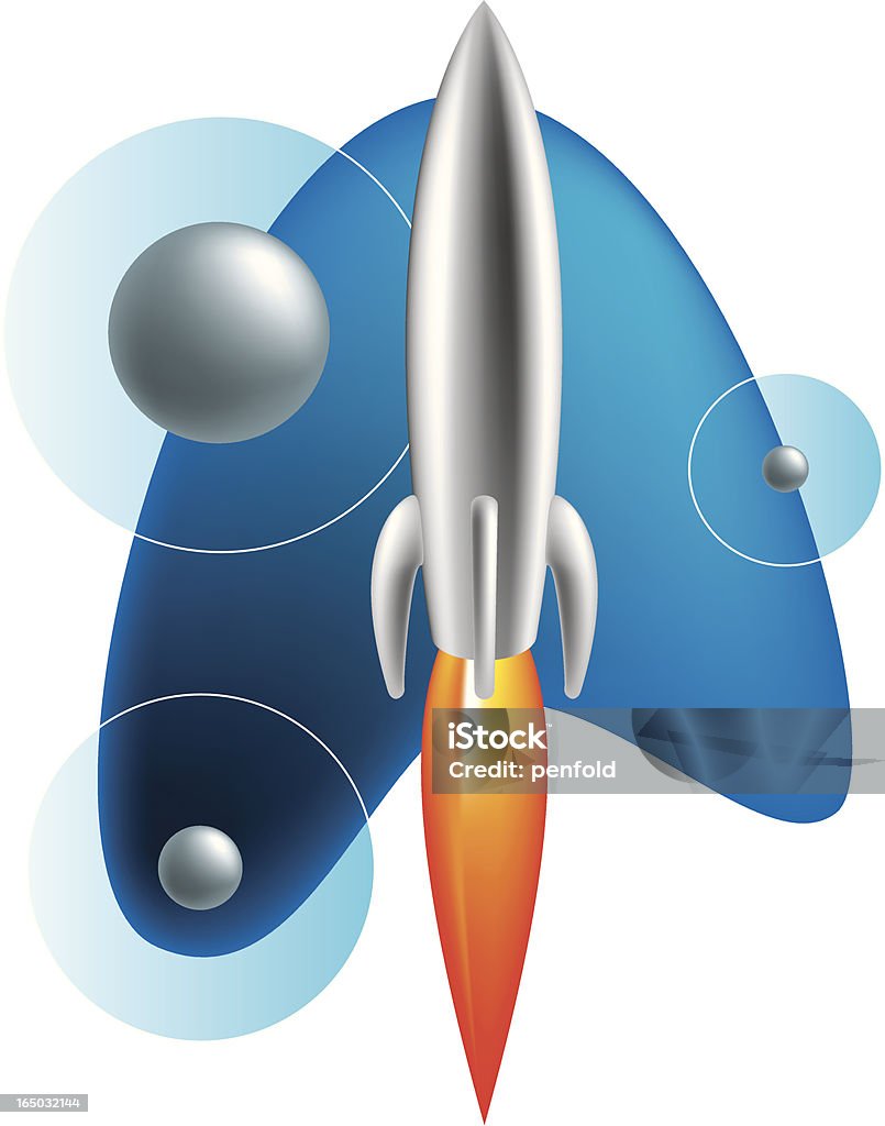 Fusée homme - clipart vectoriel de Fusée libre de droits