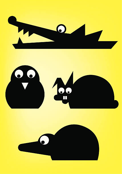 Bекторная иллюстрация Животное логотипы 2