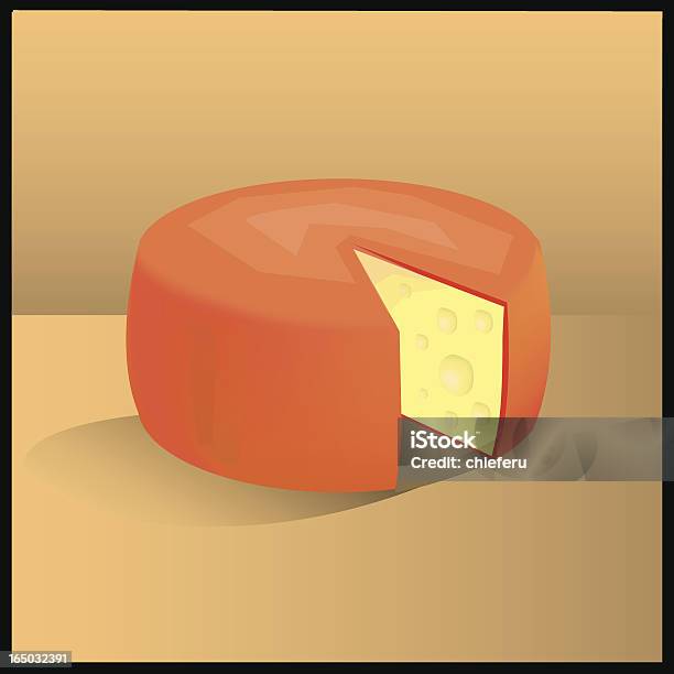 Cheese Wheel Stock Illustration - Download Image Now - Cheese Wheel, Cheese, Cylinder