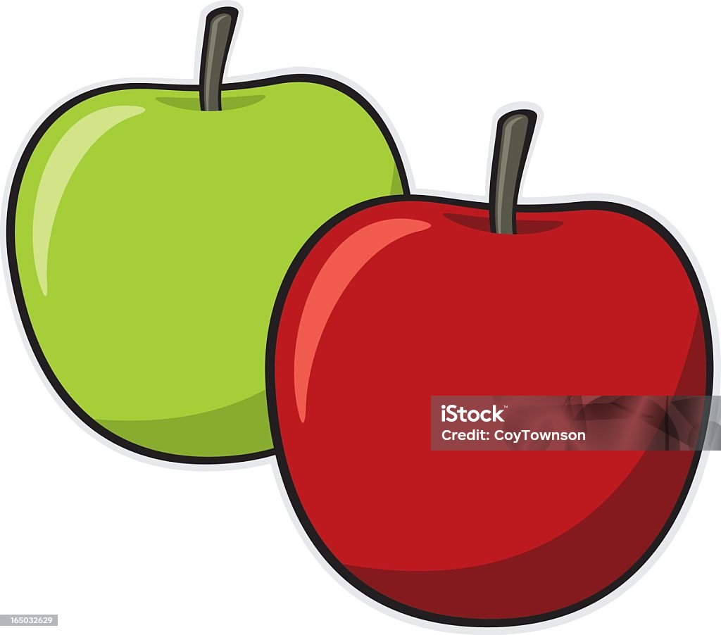 Apple - clipart vectoriel de Aliment libre de droits