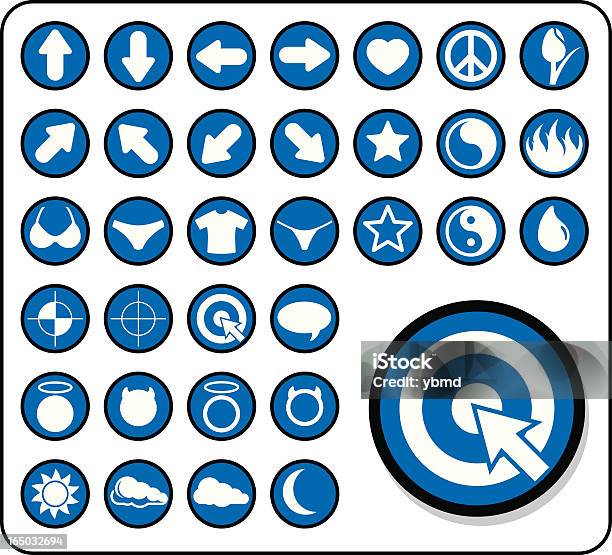 Icon Set 1v1 De Vecteurs Et Dimages Bitmap Vecteurs libres de droits et plus d'images vectorielles de Amour - Amour, Ange, Bulle