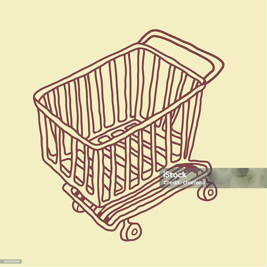 shopping cart "sketchy looking shopping cart, in retro colors. the zip file contains a CS ai and an illustrator 8 eps." Buying stock vector
