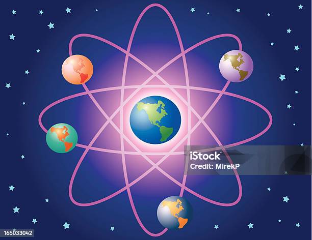 Terra De Energia Atómica - Arte vetorial de stock e mais imagens de Atividade - Atividade, Calor, Ciência