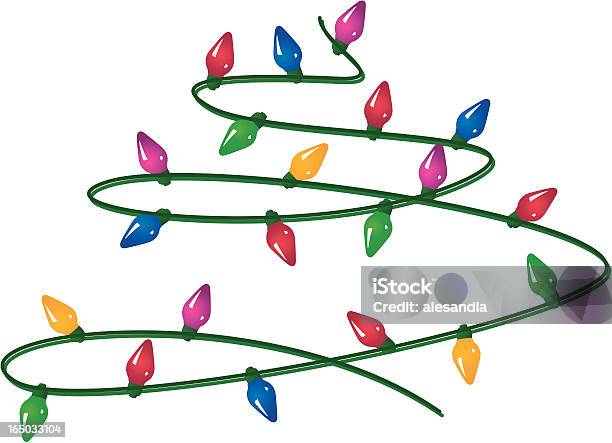Дерево Света Цвет — стоковая векторная графика и другие изображения на тему В стиле минимализма - В стиле минимализма, Векторная графика, Дерево