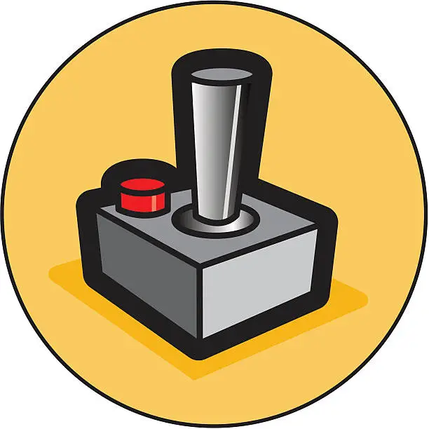 Vector illustration of Joystick