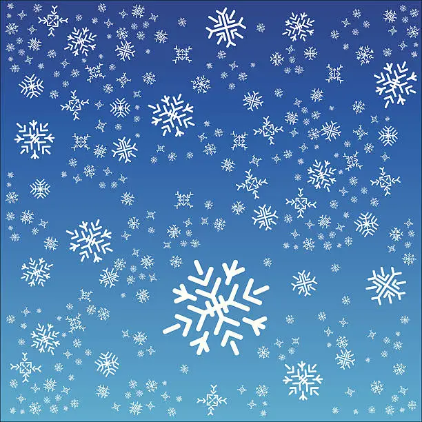 Vector illustration of Snow Flakes